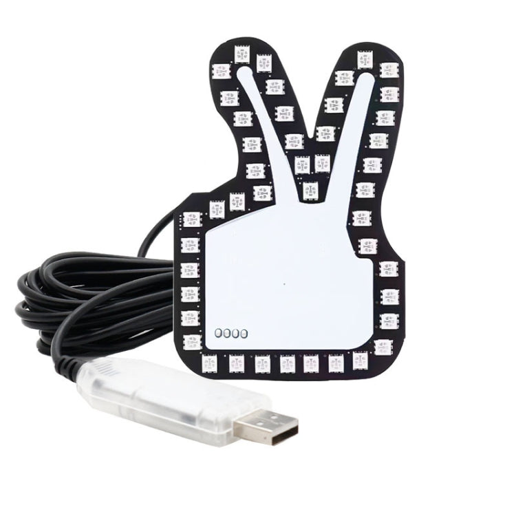 Car Interactive Finger Light Multi-function Warning Anti-rear Collision Light — Thumbs Up