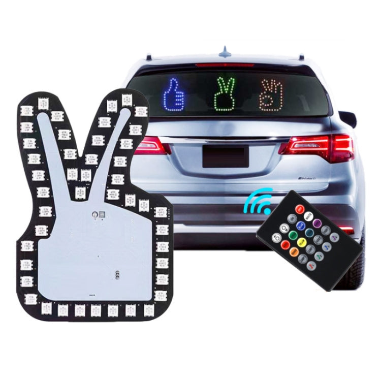 Car Interactive Finger Light Multi-function Warning Anti-rear Collision Light