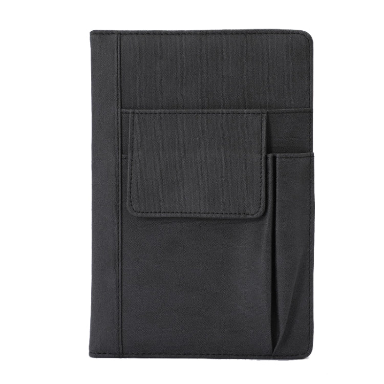 A5 Imitation Fabric PU Leather Notebook Notepad Multi-pocket Journal Planner