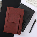 A5 Imitation Fabric PU Leather Notebook Notepad Multi-pocket Journal Planner — view 4
