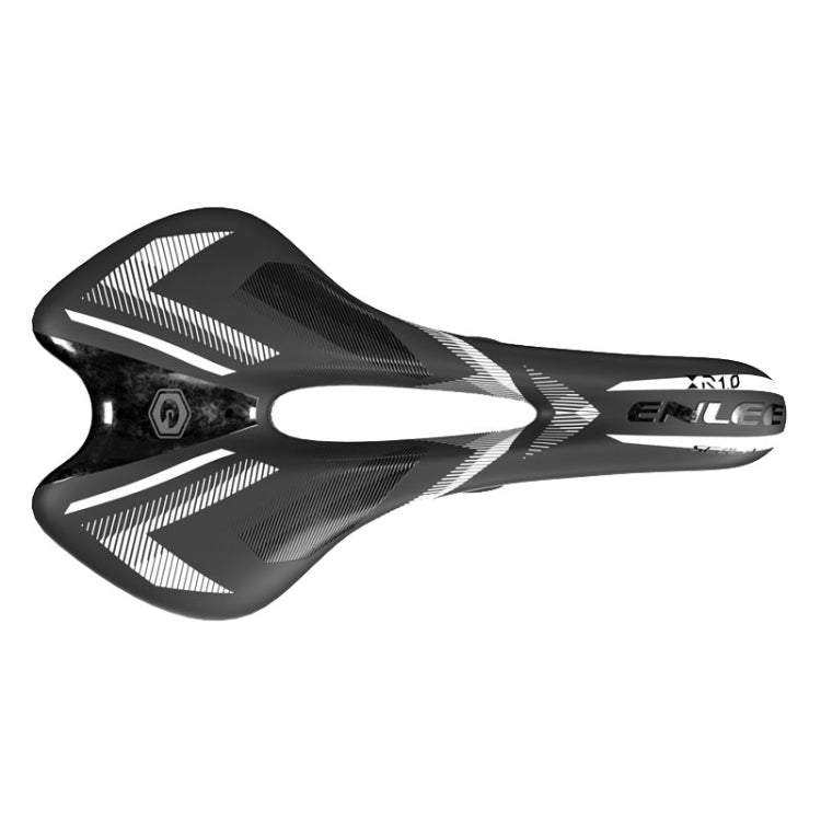 ENLEE E-ZD310 Bicycle Shockproof Cushion Outdoor Cycling Mountain Bike Saddle — Red