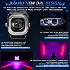 Motorcycle Vehicle Multi-Mode Spotlight Angel Eye Aperture LED Spotlight