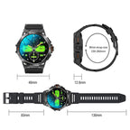 K62 1.43 Inch Waterproof Bluetooth Call Weather Music Smart Sports Watch