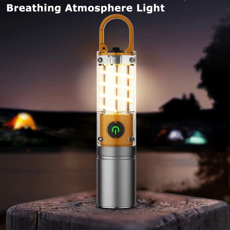 Outdoor LED Flashlight Multi-Functional Camping Lighting Flashlight Portable Rechargeable Work Lamp