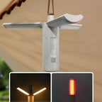M26 Foldable Handheld Lamp Portable Triple Leaf Hook Outdoor Flashlight Multi-Functional Camping Light