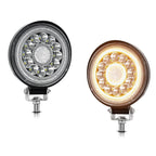4 Inch Round Mixed Luminous Double-Circle Angel Eye Work Light