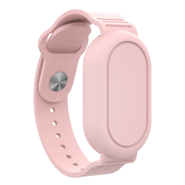 For Samsung Galaxy SmartTag 2 Bracelet Silicone Protective Case Positioning Anti Loss Tracker Life Waterproof Wristband — Black