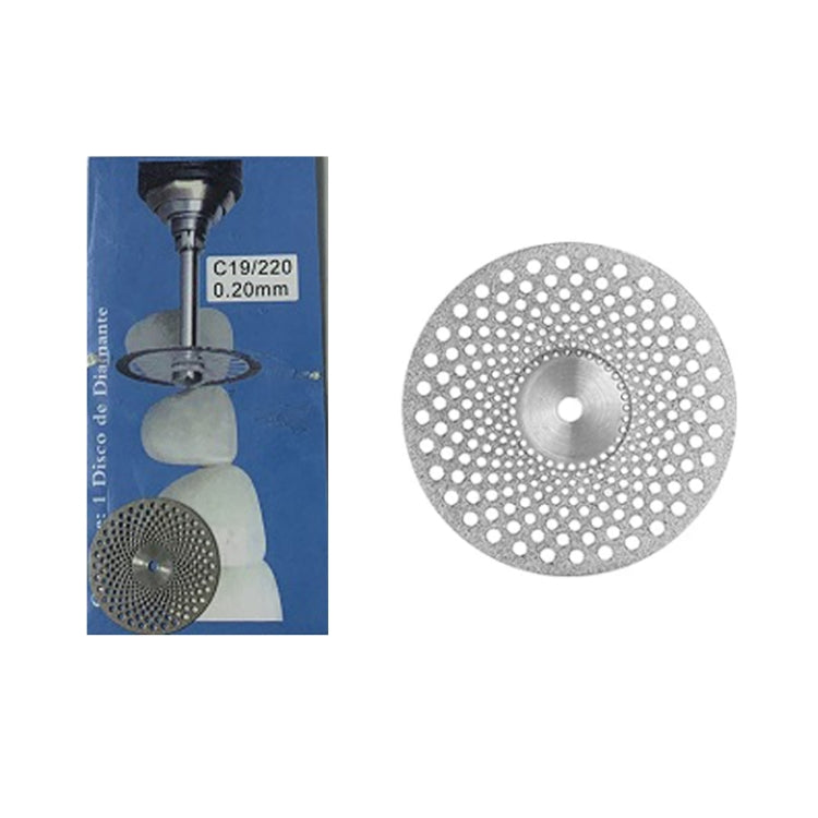 0.2mm Dental Lab Polishing Diamond Discs Dentist Rotary Cutting Tool