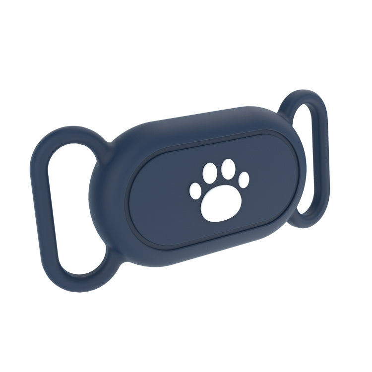 For Samsung Galaxy SmartTag 2 Pet Life Waterproof Silicone Protective Case — Pink Bone