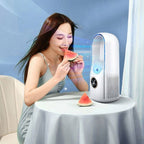 Desk Bladeless Humidification Electric Fan Six Gear Adjustable with LED Light Timing Function