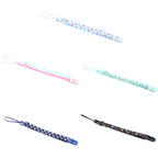 Baby Anti-falling Adjustable Pacifier Chain Toy Lanyard — 22 Black Lollipop
