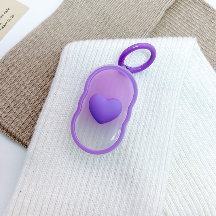 For Samsung Galaxy SmartTag2 Tracker TPU Patches Protective Case — Purple Love