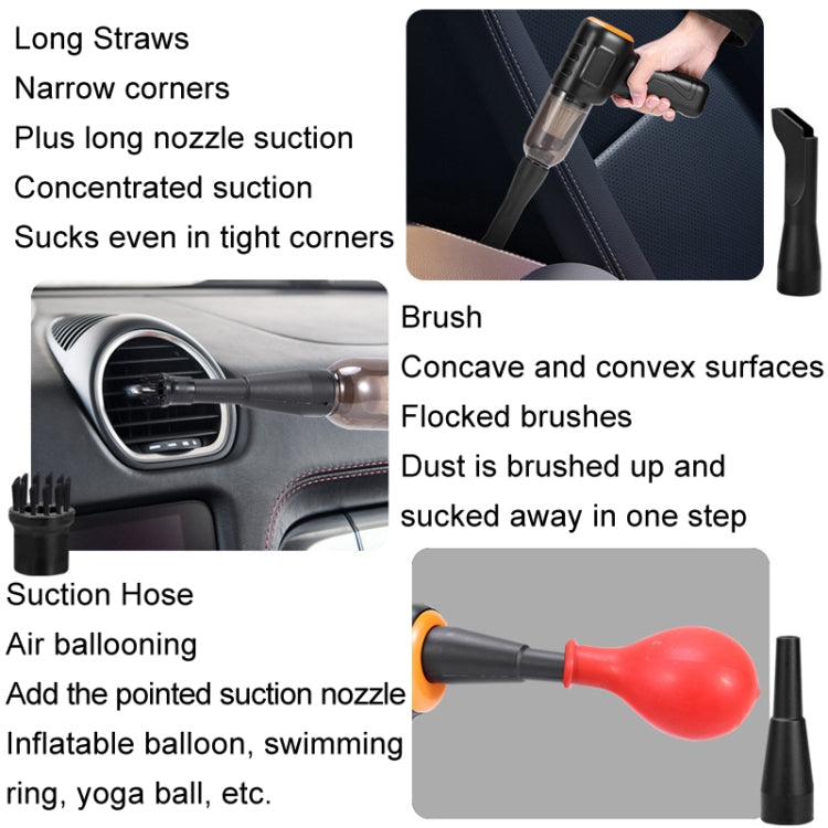 Car Vacuum Cleaner Large Suction Power Wireless Pump Inflatable Blower Handheld Small Vacuum Cleaner