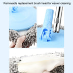 Car Chenille Curved Handle Telescopic Car Wash Soft Bristle Mop — view 6