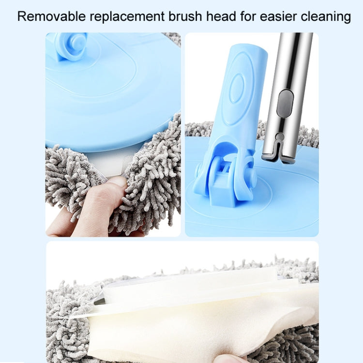 Car Chenille Curved Handle Telescopic Car Wash Soft Bristle Mop — view 6