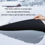 Car Front Windshield Snow and Anti-freeze Thickened Car Cover