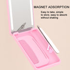 LED Cosmetic Mirror Rechargeable Smart Fill Light Travel Portable Set — view 6