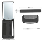 LED Cosmetic Mirror Rechargeable Smart Fill Light Travel Portable Set — view 9