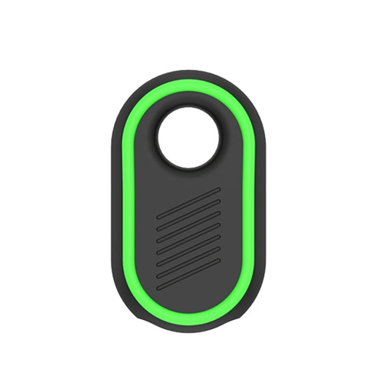 For Samsung Galaxy SmartTag2 Life Waterproof Silicone Protection Case With Hanging Ring — Luminous Blue