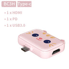 3 In 1 Type-C Docking Station USB Hub For iPad / Phone Docking Station
