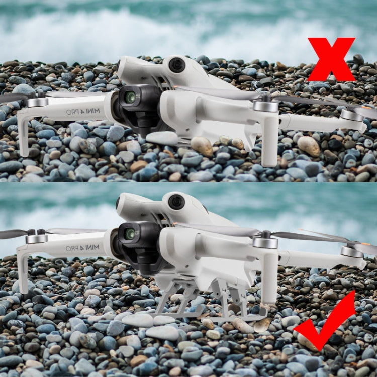 Landing Gear Base Gimbal Protector Folding Booster Kickstand, For DJI Mini 4 Pro