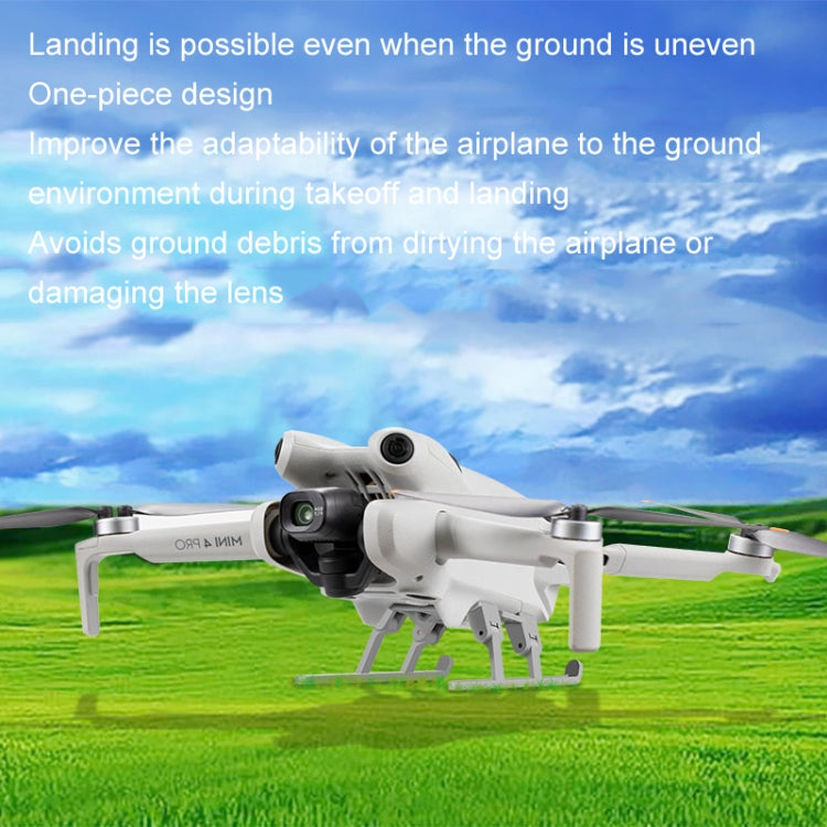 Landing Gear Base Gimbal Protector Folding Booster Kickstand, For DJI Mini 4 Pro