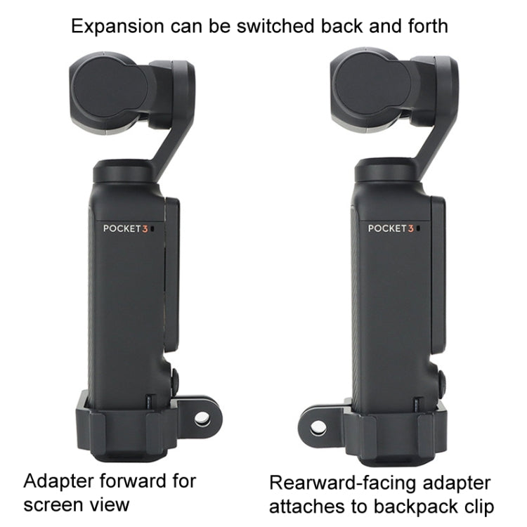 For DJI OSMO Pocket 3 Expansion Bracket Adapter Gimbal Camera Mounting Bracket Accessories