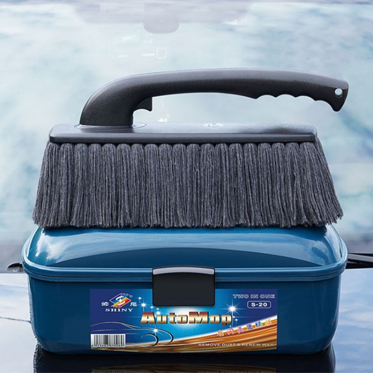 SHINY Car Dusting Duster Car Mop Soft Brush Car Wash Snow Sweeping Tool — view 3