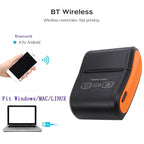 58mm Portable Logistics Takeaway Receipt Bluetooth Thermal Printer