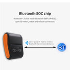 58mm Portable Logistics Takeaway Receipt Bluetooth Thermal Printer