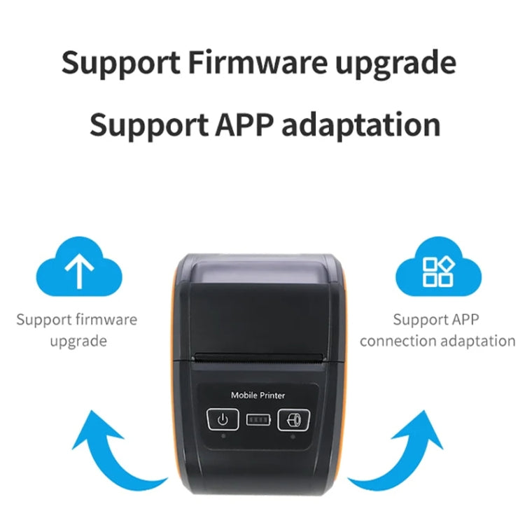 58mm Portable Logistics Takeaway Receipt Bluetooth Thermal Printer