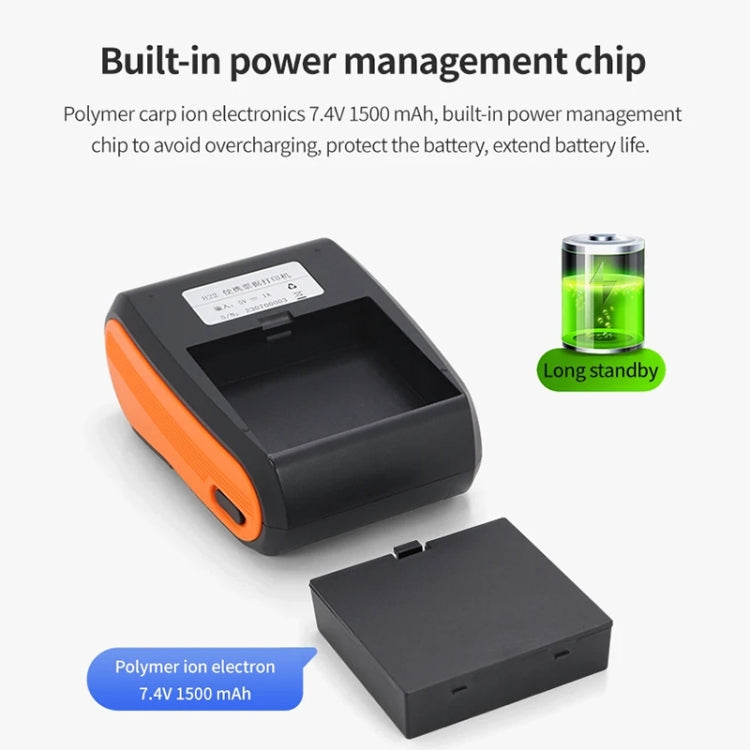 58mm Portable Logistics Takeaway Receipt Bluetooth Thermal Printer