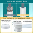 Bathroom Sewer Pipe Odor Proof Seal Plug Kitchen Drain Blocking Plug — view 4