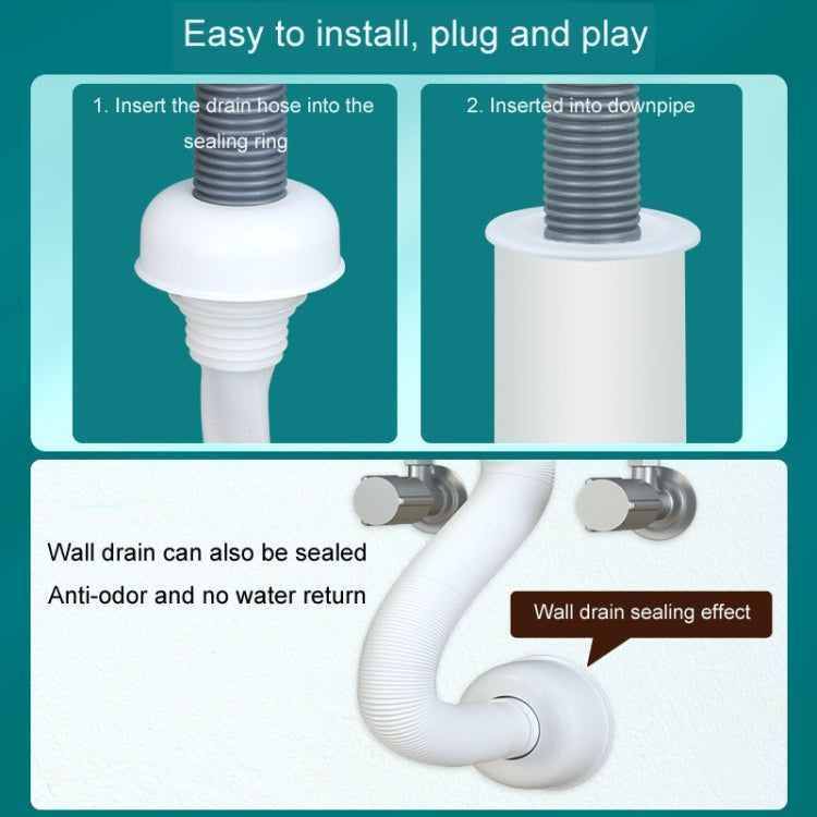 Bathroom Sewer Pipe Odor Proof Seal Plug Kitchen Drain Blocking Plug — view 5