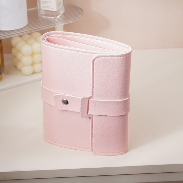 Book Shaped Jewelry Bag Large capacity Travel Portable Multifunctional Earring Storage Bag — Green