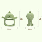 Cute Ducks Teething Toys Baby Infant Teething Pacifying Silicone Toothpick — view 7