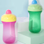 300ml Baby Learning Drinking Mug Children Portable Large Capacity Water Bottles — Pink