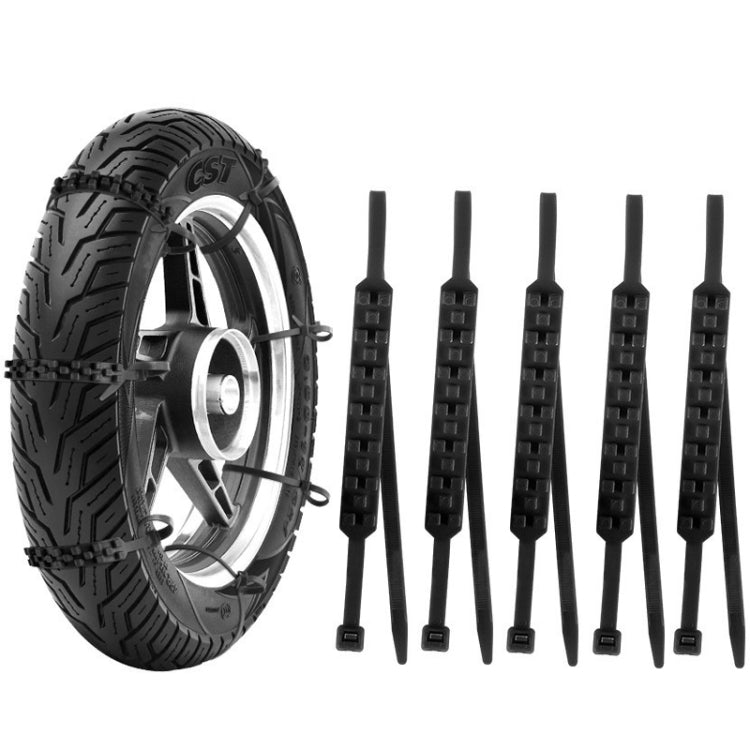 5pcs/Set Motorcycle Electric Two-Wheeler Non-Damaging Anti-Skid Chain Ties