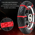 5pcs/Set Motorcycle Electric Two-Wheeler Non-Damaging Anti-Skid Chain Ties