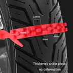 5pcs/Set Motorcycle Electric Two-Wheeler Non-Damaging Anti-Skid Chain Ties