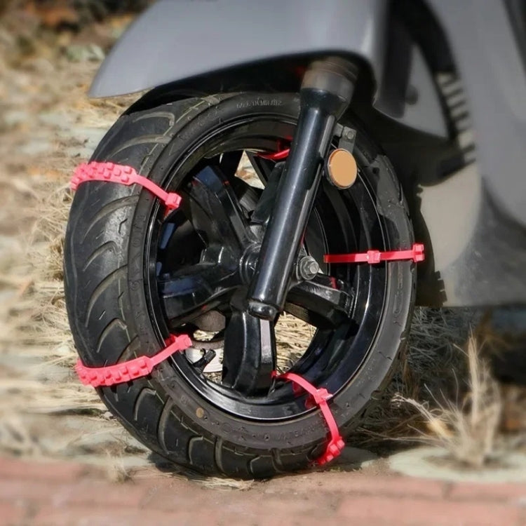5pcs/Set Motorcycle Electric Two-Wheeler Non-Damaging Anti-Skid Chain Ties