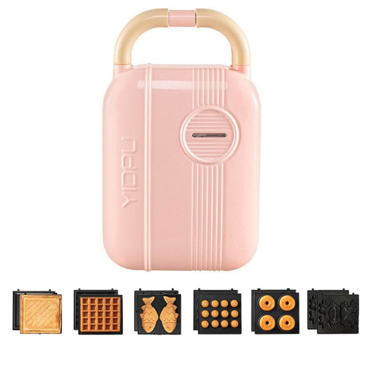 YIDPU Multifunctional Family Breakfast Maker Light Diet Sandwich Waffle Baker, CN Plug — view 12