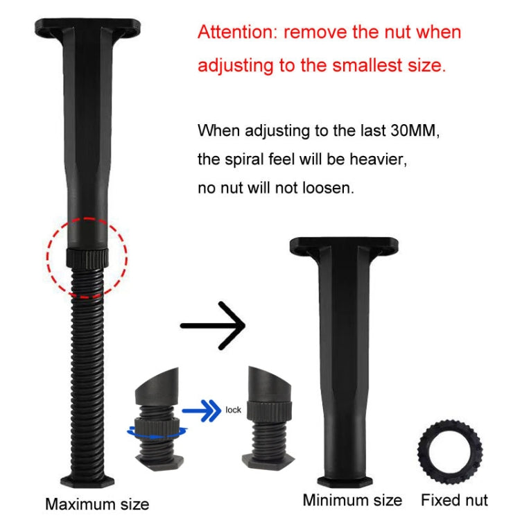 Adjustable Underbed Beam Support Holder Retractable Furniture Booster Bracket — view 8