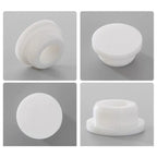 20pcs Universal Wash Basin Overflow Hole Push-type Plug Cap — view 2