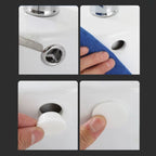20pcs Universal Wash Basin Overflow Hole Push-type Plug Cap — view 7