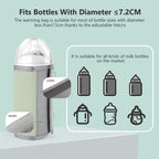 18W Baby Bottle Warmer With Digital Display & Night Light — view 4