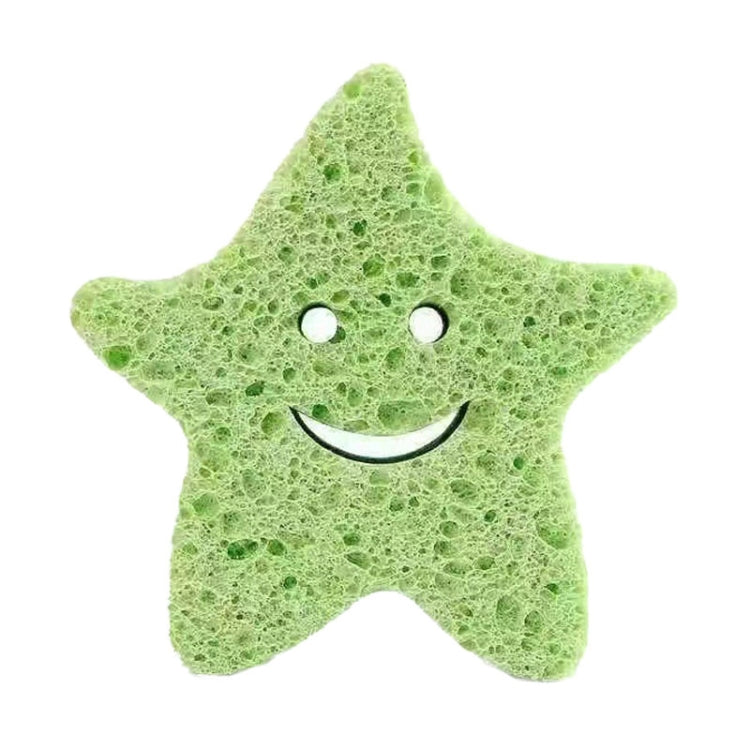 Baby Bathing Wood Pulp Sponge Cute Cartoon Soft Bath Sponge Bath Scrubber — Bunny