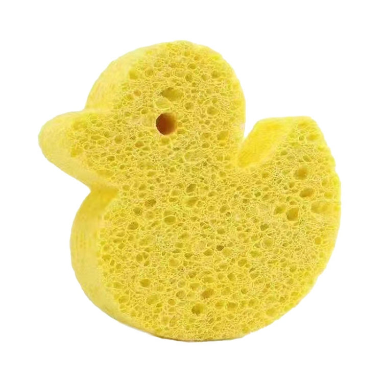 Baby Bathing Wood Pulp Sponge Cute Cartoon Soft Bath Sponge Bath Scrubber — Little Star