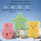 Baby Bathing Wood Pulp Sponge Cute Cartoon Soft Bath Sponge Bath Scrubber — view 15