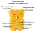 Baby Bathing Wood Pulp Sponge Cute Cartoon Soft Bath Sponge Bath Scrubber — view 7